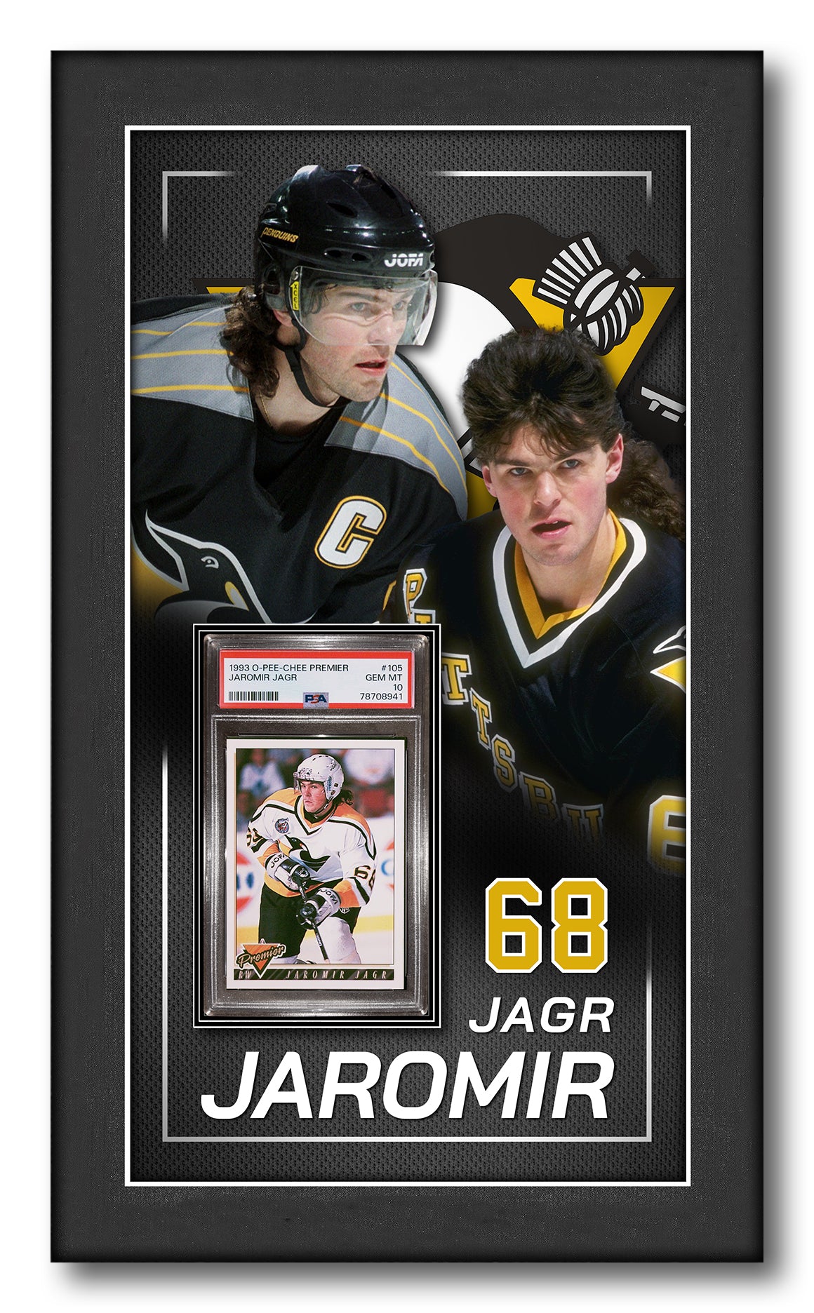 Jagr Jaromir PIT / Acrylic Frame