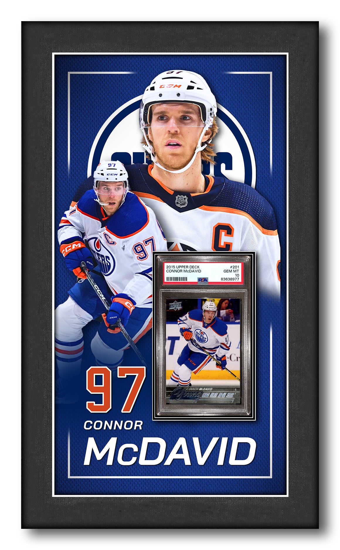 McDavid Connor EDM / Acrylic Frame